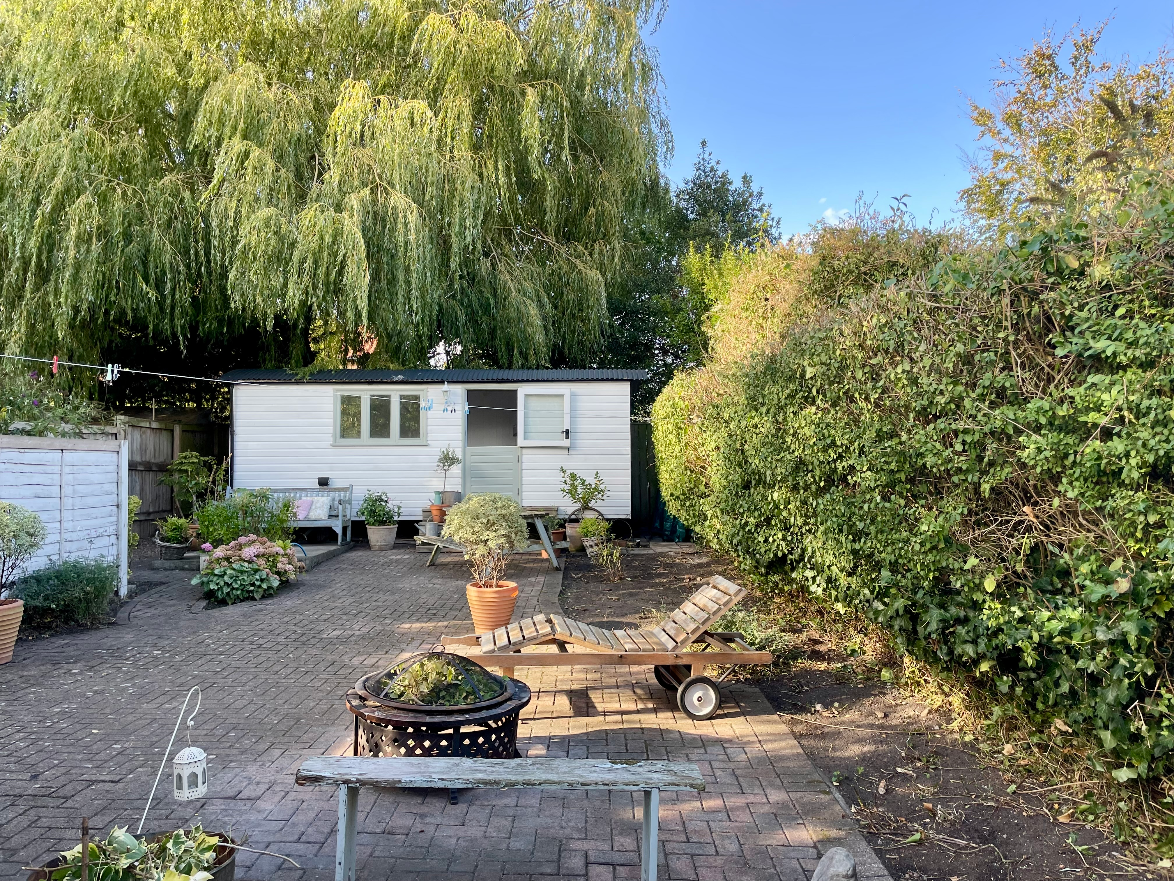 After: Tired path and edging — reclaimed