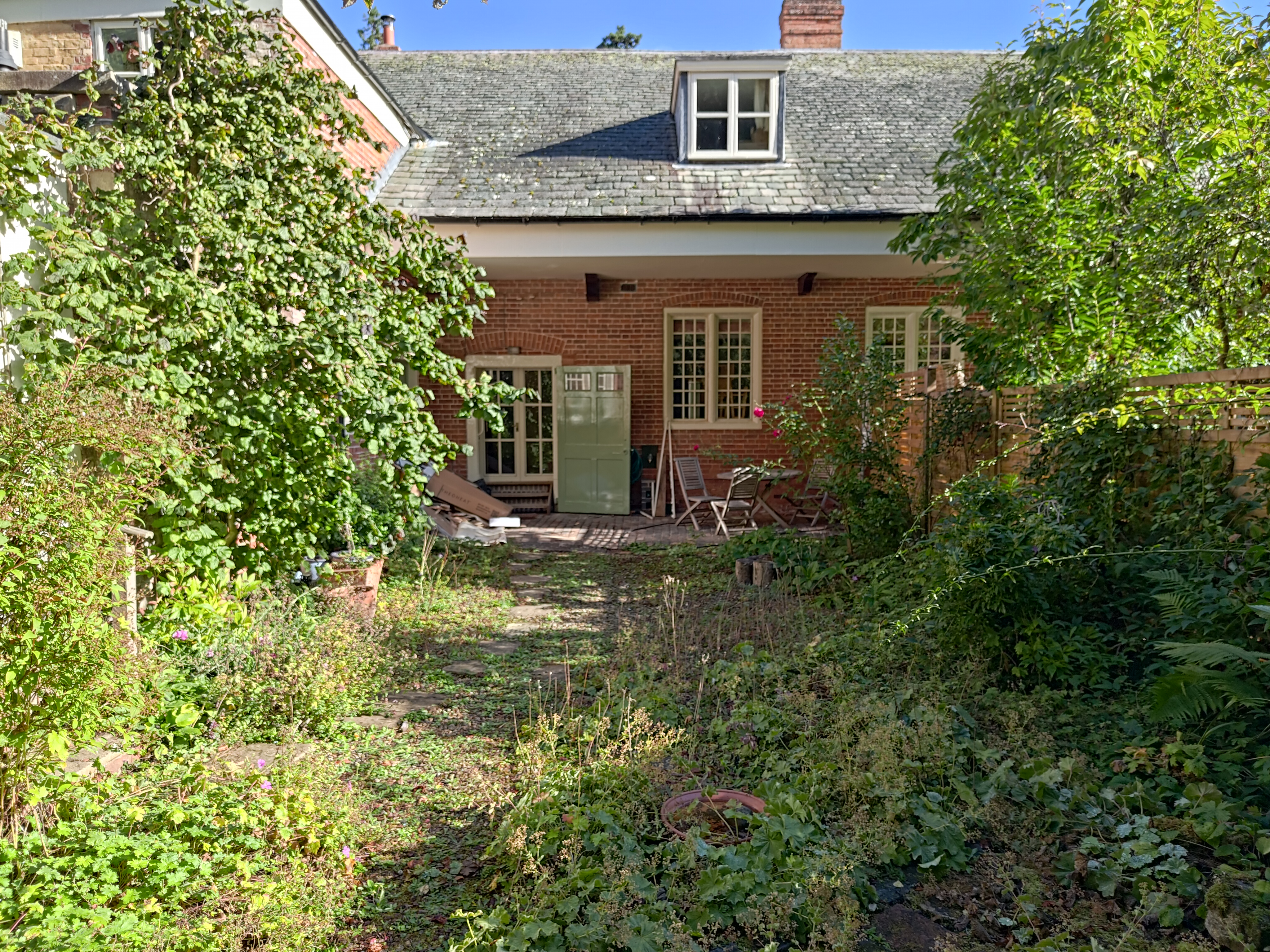 Before: Garden tidy up